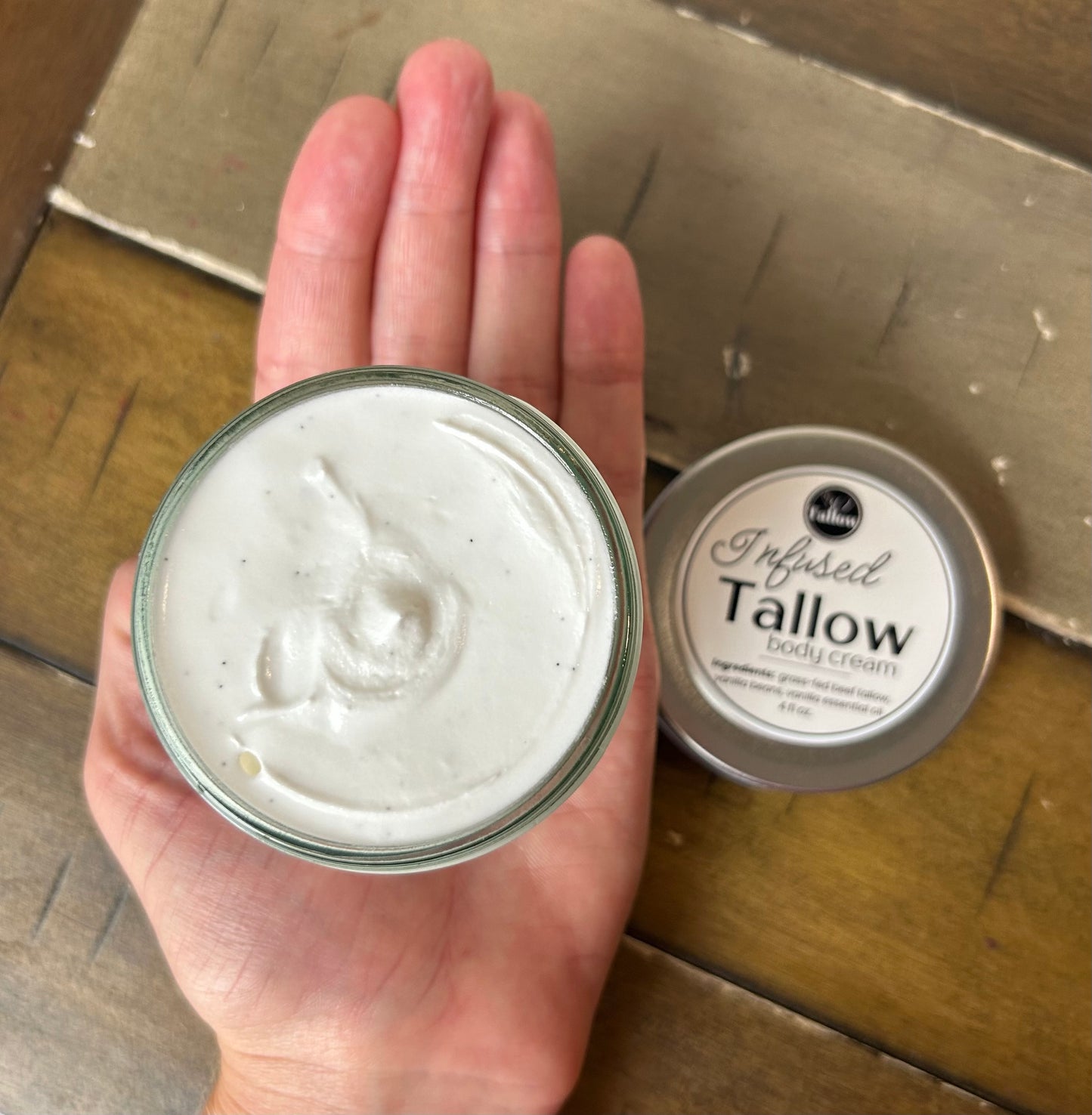 Infused Vanilla Tallow Body Cream